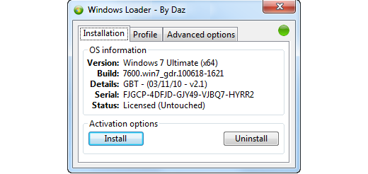 Download Windows Loader V2 0 2 by Daz zip